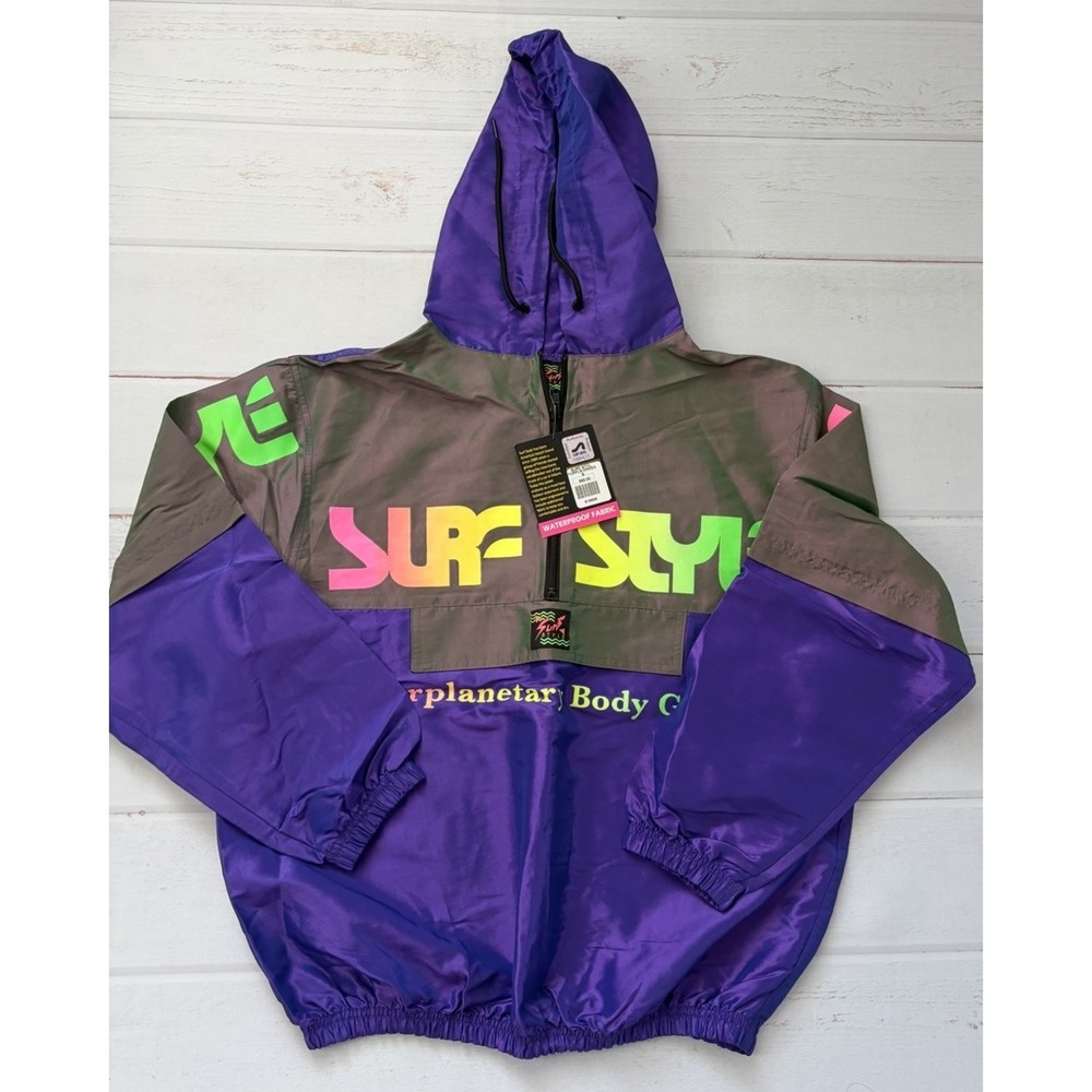 Surf Style Interplanetary Body‎ Gear Jacket Small Retro Windbreaker 90s, New